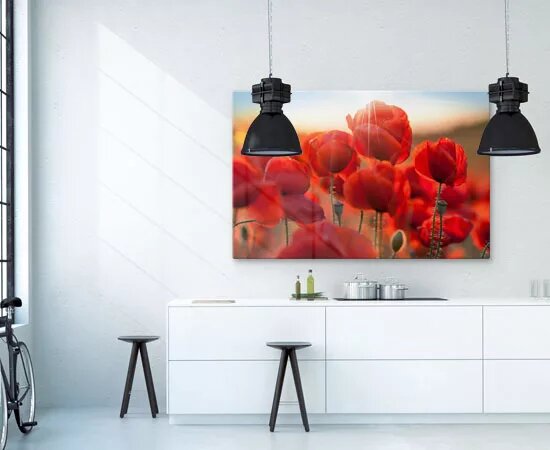 canvas hanging on a wall