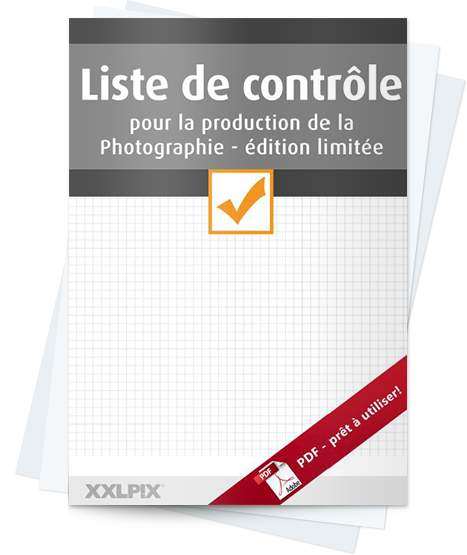 Liste de contrôle pour la production de la photographie