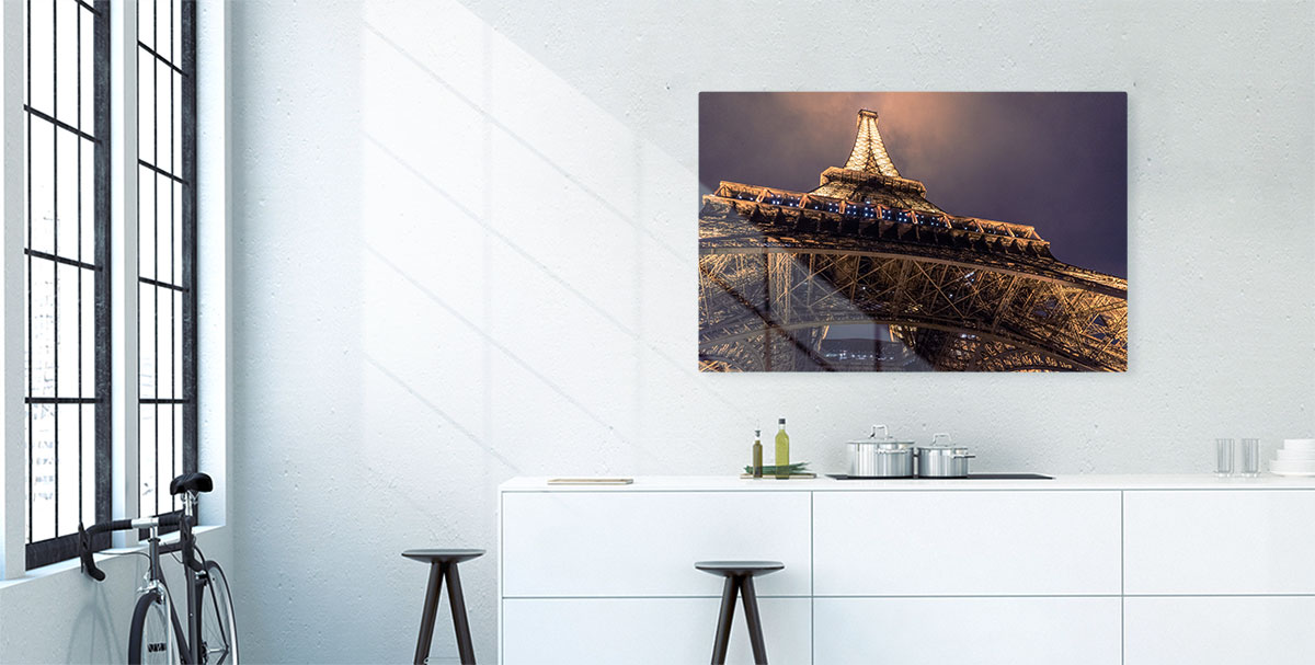 Photo sur plexiglas motif tour eifel dans la cuisine